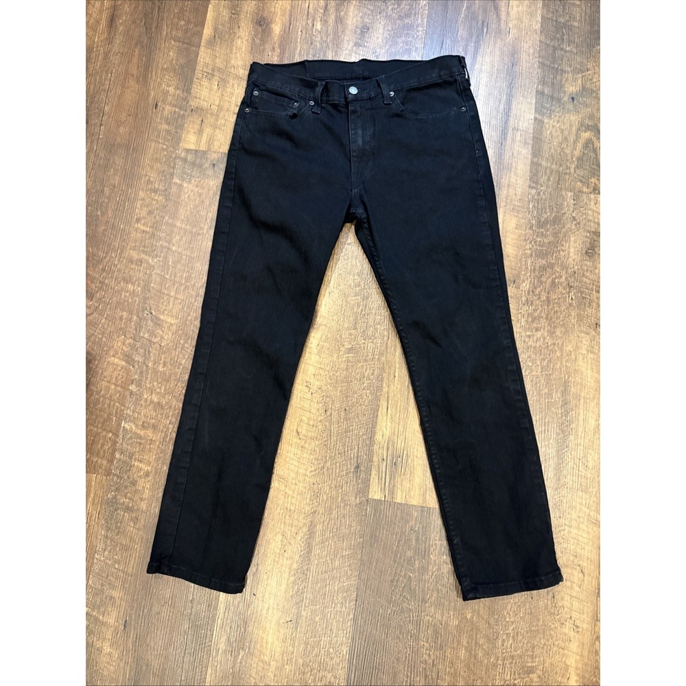 Levi's 511 Slim Flex Fit Jeans Men's 34x30 Actual (34x29) Black Denim Modern